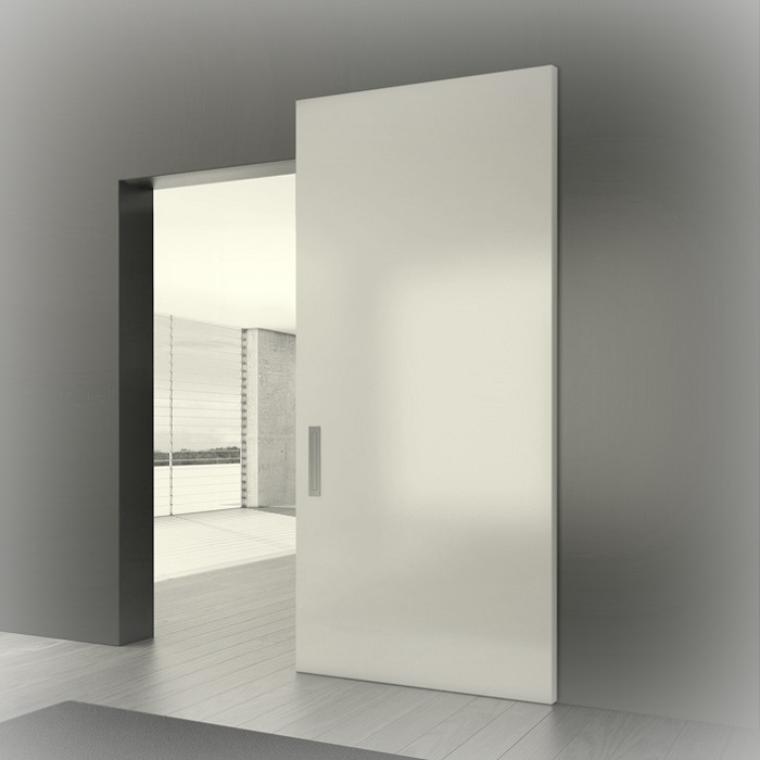 Concealed hardware for sliding and folding doors