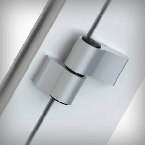 Hinges for aluminum profile doors