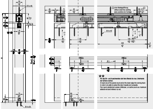 HAWA PORTA 60/100 HMT Pocket - installation examples