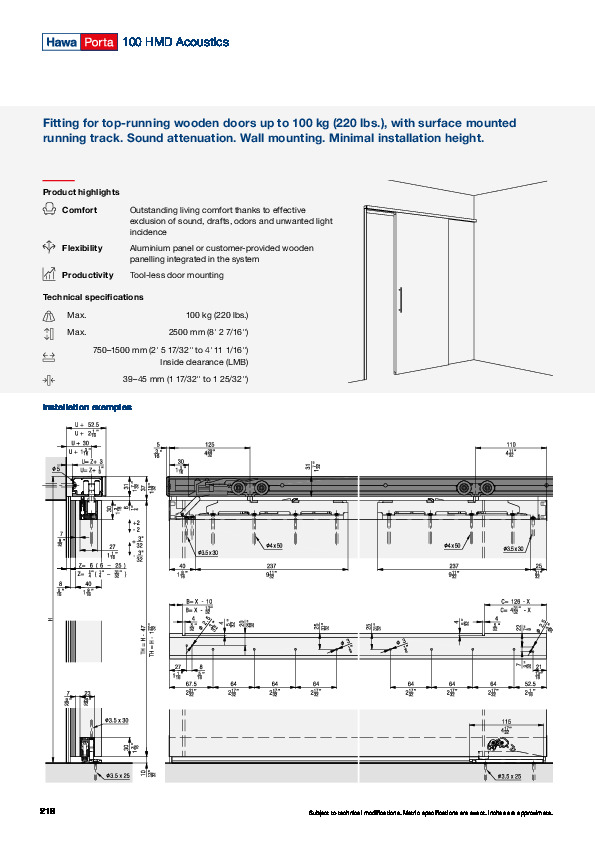 HAWA Porta 100 HMD Acoustics - catalogue (EN)