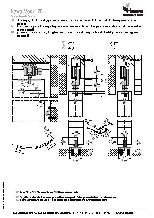 HAWA MEDIA 70 - assembly instructions