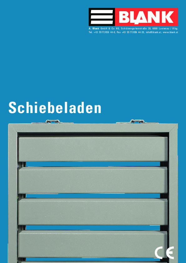 BLANK sliding shutters