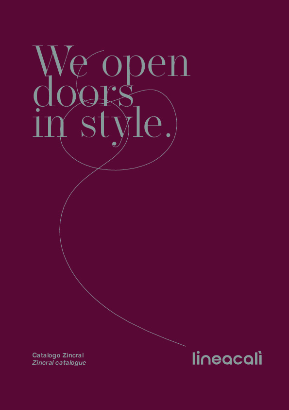 LINEA CALI Zincral - catalog 2024