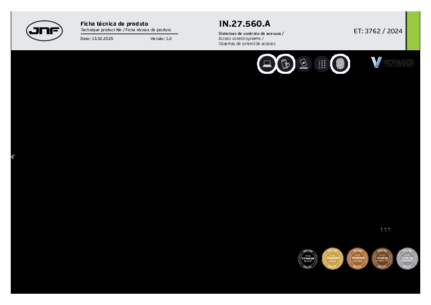 VOYAGER MAXIM NUMERIC - installation instructions (PT/ES/EN)
