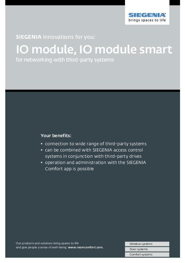 IO module - product brochure (EN)