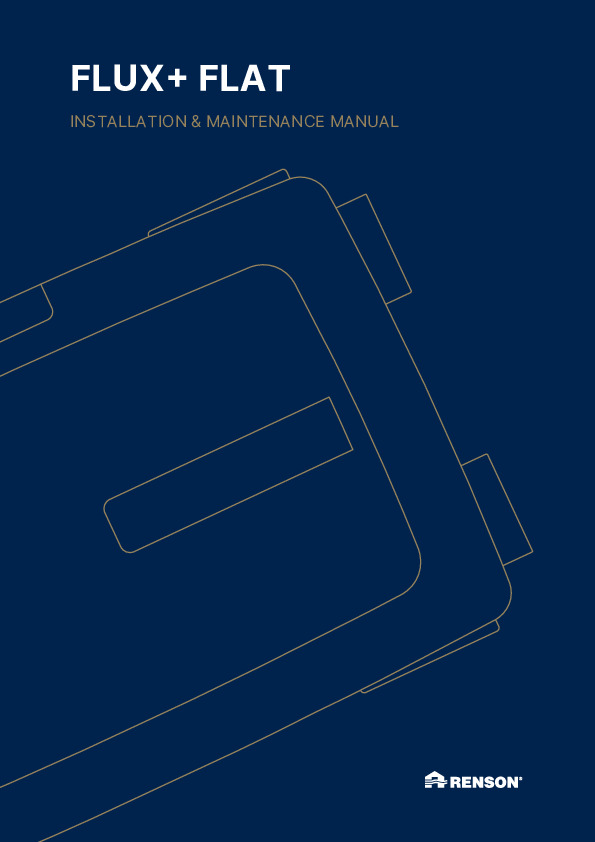 FLUX+FLAT - isntallation and maintenance manual (EN)