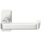 FSB 09 1134 handle for framed fireproof emergency door on square rose, natural aluminium F1
