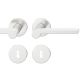Handle set on round roses BB, door thickness 39-58 mm, aluminium F1