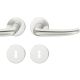 Handle set on round roses BB, door thickness 39-58 mm, aluminium F1