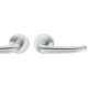Handle set on round roses BAC, door thickness 39-58 mm, stainless steel matt
