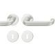 Handle set on round roses BB, door thickness 39-58 mm, aluminium F1