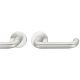 Handle set on round roses BAC, door thickness 39-58 mm, aluminium F1