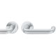 Handle set on round roses BAC, door thickness 39-58 mm, stainless steel matt
