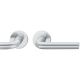 Handle set on round roses BAC, door thickness 39-58 mm, stainless steel matt