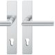 FSB 12 1076 handle set with backplates PZ 92mm, stainless steel