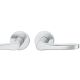 Handle set on round roses BAC, door thickness 39-58 mm, stainless steel matt