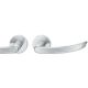 Handle set on round roses BAC, door thickness 39-58 mm, stainless steel matt