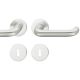 Handle set on round roses BB, door thickness 39-58 mm, aluminium F1
