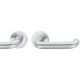 Handle set on round roses BAC, door thickness 39-58 mm, stainless steel matt