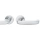 Handle set on round roses BAC, door thickness 39-58 mm, stainless steel matt