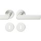 Handle set on round roses BB, door thickness 39-58 mm, aluminium F1