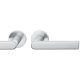 Handle set on round roses BAC, door thickness 39-58 mm, stainless steel matt