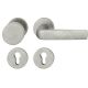 Handle set with round roses and door knob PZ, DB 39-58 mm, aluminium raw 013