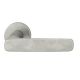 Handle set on round roses BAC, door thickness 39-58 mm, aluminium natural 013