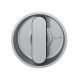 Sliding door handle, non-locking, stainless steel