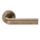 Handle set on round roses BAC, dark bronze