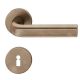 Handle set on round roses BB, dark bronze