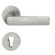 Handle set on round roses PZ, door thickness 39-58 mm, aluminium natural 013