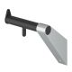 WC roll holder A100, anthracite metallic / aluminium gey metallic, left