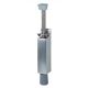 Doorstop KWS1044, throw 60mm, silver stove enamelled