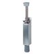 Doorstop KWS1045 throw 90 mm, silver stove enamelled