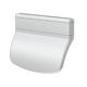 Balcony door handle, white RAL 9016