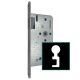 116-1/2-BB 55/72-20 magnetlukk, esiplaat - roostevaba teras, must
