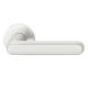 Handle set on round roses BAC, door thickness 39-58 mm, aluminium F1