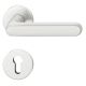 Handle set on round roses PZ, door thickness 39-58 mm, aluminium F1
