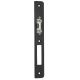 15-530E adjustable strike plate, black RAL 9005, right
