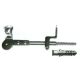 Adjustable screw-in shutter stopper, 165mm, black
