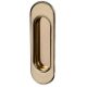 Sliding door handle, polished brass