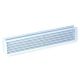 Double-sided ventilation grille 456x92 mm, white