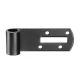 2168 Adjustable hinge base with security pin, black
