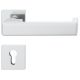 FSB 79 1074 handle set with PZ square roses for fireproof emergency doors, stainless steel