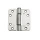 Hinge RD 818 89x89 mm, stainless steel, right/left