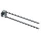Towel rail, screw-on, stainless steel