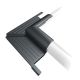 Corner storage tray A100, black/grey RAL7021