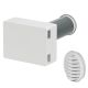 Active ventilation deviceAEROPLUS WRG SMART with PVC weather grille