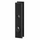 ALPHA security plates ZA, without lever handles, ES1, PZ 92mm, aluminium black F14 | UKSELINGIDPLUSS.ee